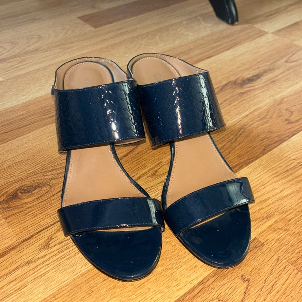 Calvin Klein Cecily Navy Blue Heels